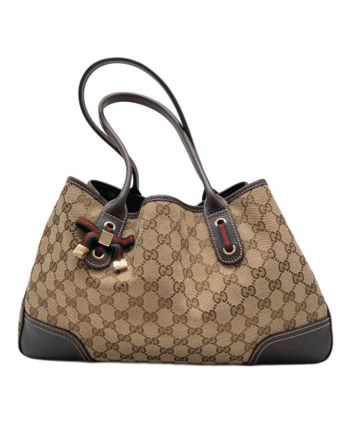 GUCCI（グッチ）GUCCI (グッチ) GGプリンシー ベージュの古着・服飾アイテム