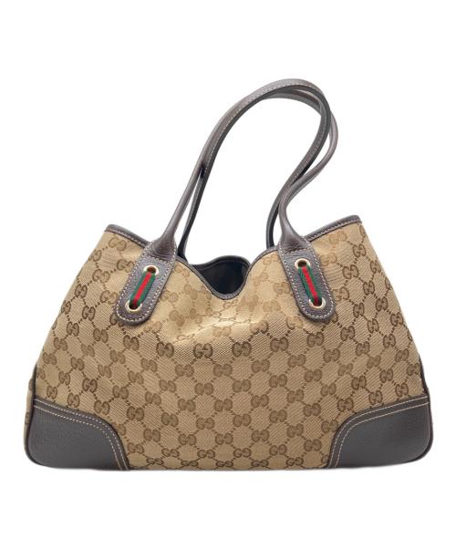 GUCCI（グッチ）GUCCI (グッチ) GGプリンシー ベージュの古着・服飾アイテム
