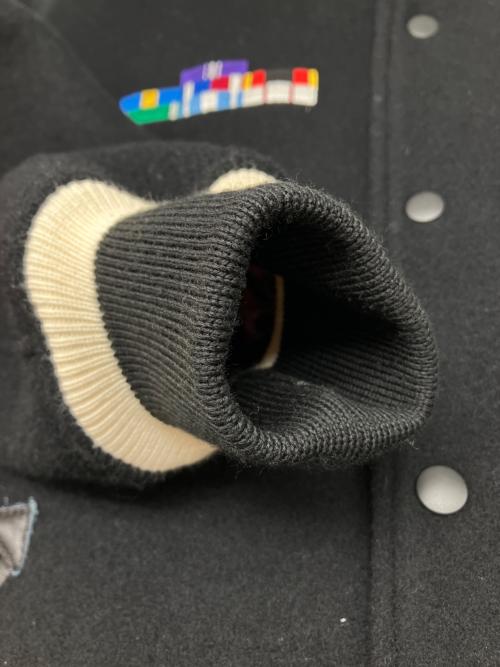 SWAGGER（スワッガー）SWAGGER (スワッガー) スタジャン ブラック サイズ:Lの古着・服飾アイテム