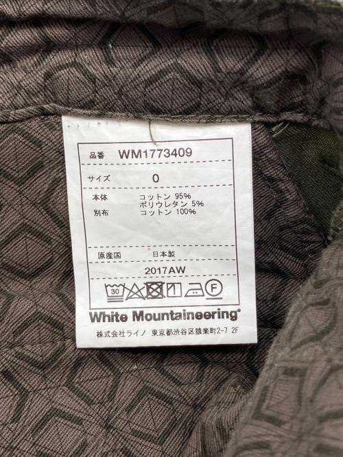 WHITE MOUNTAINEERING（ホワイトマウンテ二アニング）WHITE MOUNTAINEERING (ホワイトマウンテ二アニング) ボンテージカーゴパンツ　2017AW カーキの古着・服飾アイテム