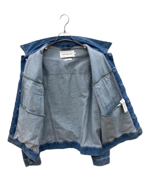 Calvin Klein Jeans（カルバンクラインジーンズ）Calvin Klein Jeans (カルバンクラインジーンズ) デニムジャケット インディゴ サイズ:XLの古着・服飾アイテム