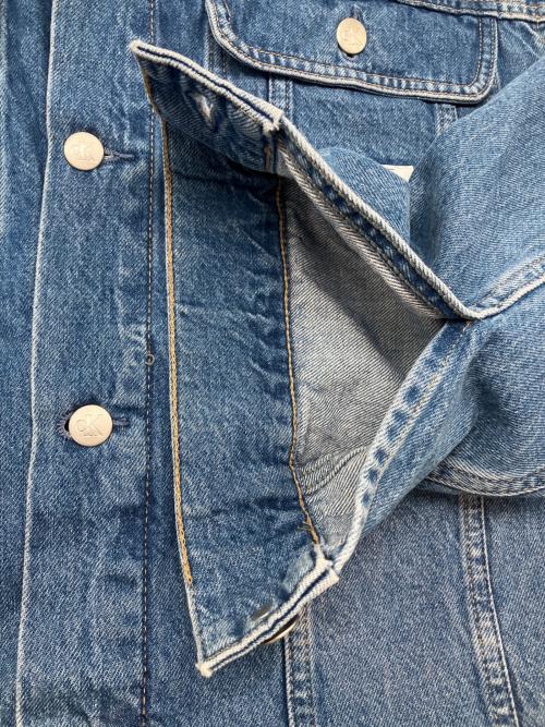 Calvin Klein Jeans（カルバンクラインジーンズ）Calvin Klein Jeans (カルバンクラインジーンズ) デニムジャケット インディゴ サイズ:XLの古着・服飾アイテム