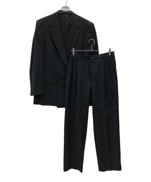 GIANNI VERSACE（ジャンニ・ヴェルサーチ）GIANNI VERSACE (ジャンニ・ヴェルサーチ) セットアップスーツ ブラック サイズ:52Rの古着・服飾アイテム
