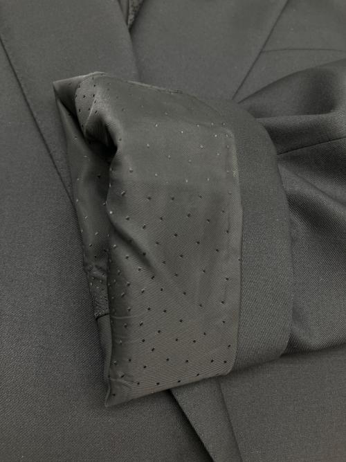 GIANNI VERSACE（ジャンニ・ヴェルサーチ）GIANNI VERSACE (ジャンニ・ヴェルサーチ) セットアップスーツ ブラック サイズ:52Rの古着・服飾アイテム