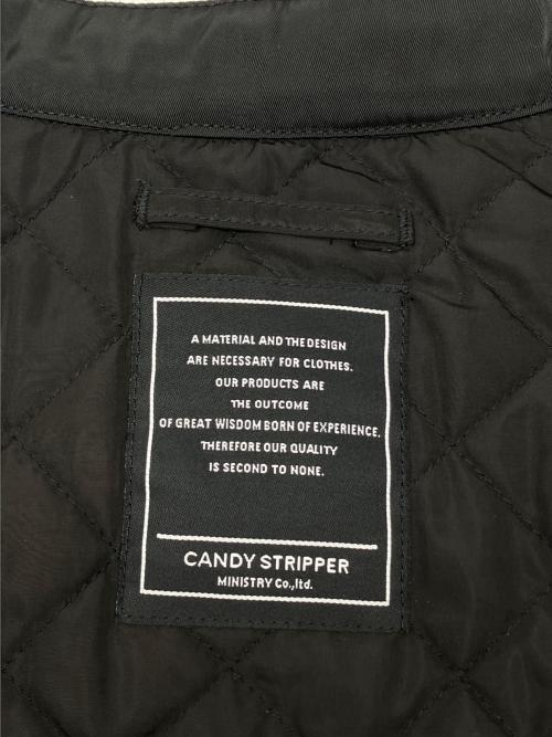 Candy Stripper（キャンディーストリッパー）Candy Stripper (キャンディーストリッパー) 中綿ブルゾン ブラック サイズ:Ｍの古着・服飾アイテム