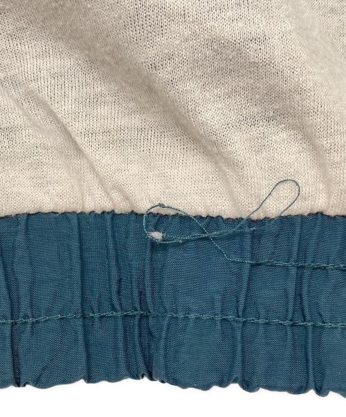 LAND'S END（ランズエンド）LAND'S END (ランズエンド) 90sナイロンジャケット　古着 ネイビー×グリーン×パープル サイズ:Ｍの古着・服飾アイテム