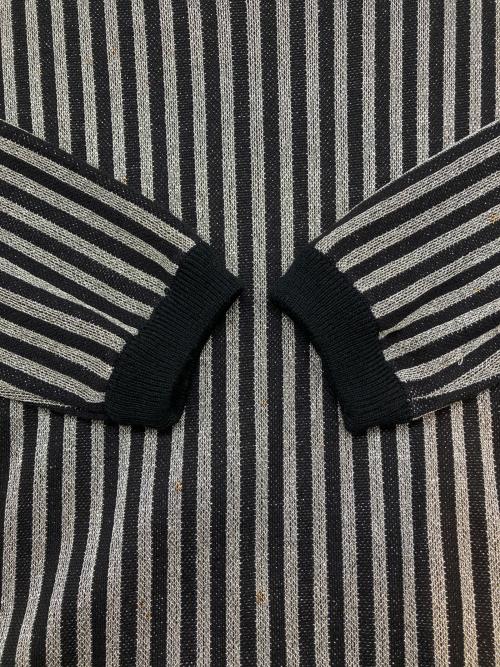 Christian Dior（クリスチャン ディオール）Christian Dior (クリスチャン ディオール) 90sニットワンピース　PRET-A-PORTER　古着 ブラック×シルバーカラー サイズ:11の古着・服飾アイテム