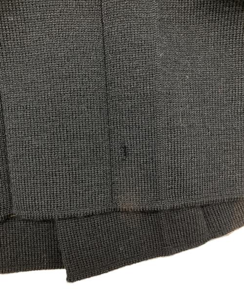 Christian Dior（クリスチャン ディオール）Christian Dior (クリスチャン ディオール) 90sニットワンピース　PRET-A-PORTER　古着 ブラック×シルバーカラー サイズ:11の古着・服飾アイテム