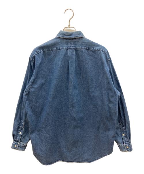 POLO RALPH LAUREN（ポロ・ラルフローレン）POLO RALPH LAUREN (ポロ・ラルフローレン) 90sボタンダウンデニムシャツ　古着 インディゴ サイズ:Lの古着・服飾アイテム