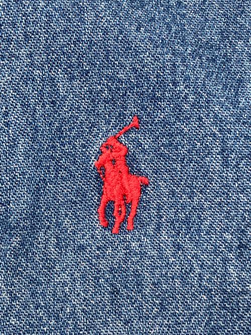 POLO RALPH LAUREN（ポロ・ラルフローレン）POLO RALPH LAUREN (ポロ・ラルフローレン) 90sボタンダウンデニムシャツ　古着 インディゴ サイズ:Lの古着・服飾アイテム