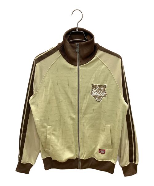Onitsuka Tiger（オニツカタイガー）Onitsuka Tiger (オニツカタイガー) トラックジャケット カーキ×ブラウン サイズ:Lの古着・服飾アイテム
