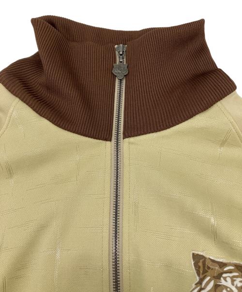 Onitsuka Tiger（オニツカタイガー）Onitsuka Tiger (オニツカタイガー) トラックジャケット カーキ×ブラウン サイズ:Lの古着・服飾アイテム