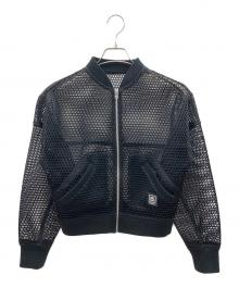 stussy（ステューシー）の古着「メッシュブルゾン」｜ブラック