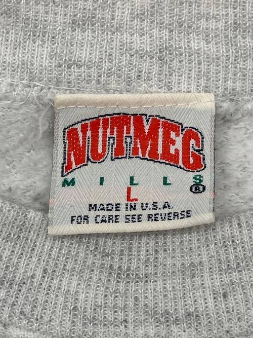 NUTMEG（ナツメグ）NUTMEG (ナツメグ) 90sベースボールプリントスウェット コピーライト:1995年製 ロサンゼルス・ドジャース 野茂英雄 ホワイト サイズ:Lの古着・服飾アイテム