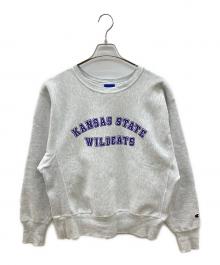 Champion REVERSE WEAVE（チャンピオン リバース ウィーブ）の古着「00sカレッジスウェット　古着」｜ライトグレー