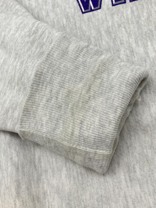 Champion REVERSE WEAVE（チャンピオン リバース ウィーブ）Champion REVERSE WEAVE (チャンピオン リバース ウィーブ) 00sカレッジスウェット　古着 ライトグレー サイズ:Ｍの古着・服飾アイテム