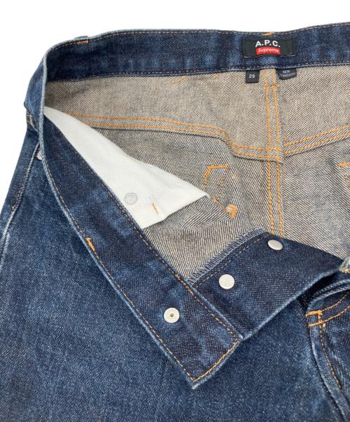 A.P.C.（アーペーセー）A.P.C. (アーペーセー) SUPREME (シュプリーム) デニムパンツ　	Fuck Em インディゴ サイズ:W29の古着・服飾アイテム