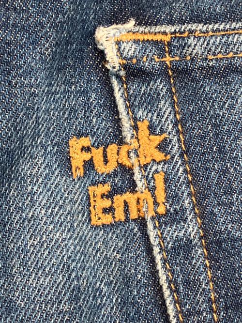 A.P.C.（アーペーセー）A.P.C. (アーペーセー) SUPREME (シュプリーム) デニムパンツ　	Fuck Em インディゴ サイズ:W29の古着・服飾アイテム