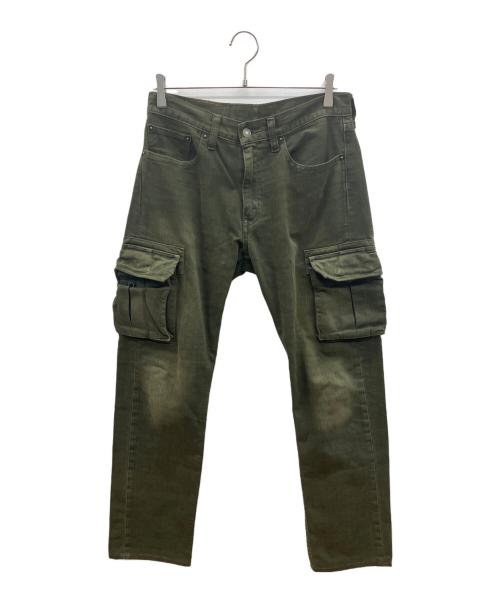 LEVI'S（リーバイス）LEVI'S (リーバイス) 00s 505カーゴパンツ　2003年7月製 カーキ サイズ:W32×L33の古着・服飾アイテム