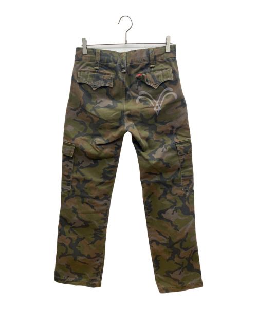 LEVI'S（リーバイス）LEVI'S (リーバイス) 00sカモフラカーゴパンツ　2008年9月製 カーキ×ブラック サイズ:W30の古着・服飾アイテム