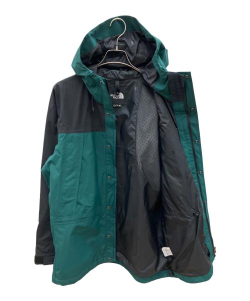 THE NORTH FACE（ザ ノース フェイス）THE NORTH FACE (ザ ノース フェイス) マウンテンパーカー　マウンテンライトジャケット　GORE-TEX グリーン×ブラック サイズ:XLの古着・服飾アイテム