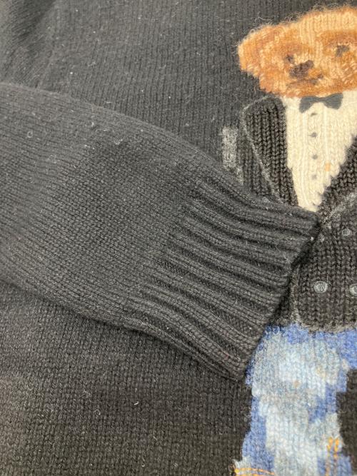 POLO RALPH LAUREN（ポロ・ラルフローレン）POLO RALPH LAUREN (ポロ・ラルフローレン) 厚手ニット ブラック サイズ:Ｍの古着・服飾アイテム