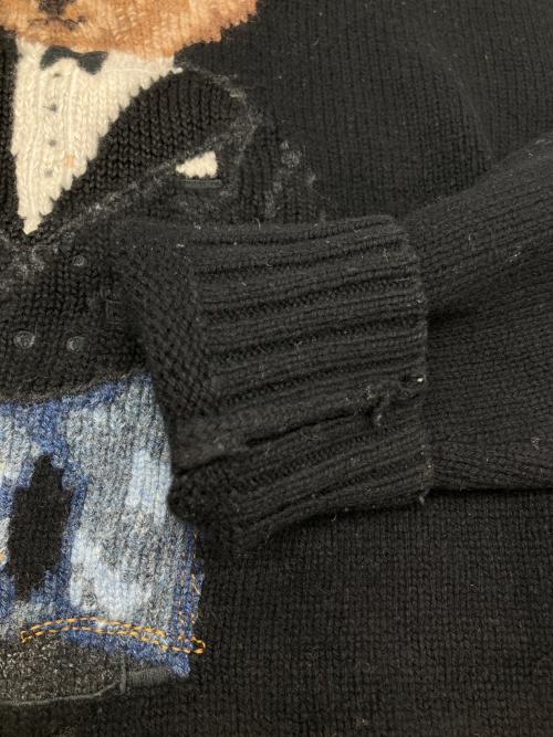 POLO RALPH LAUREN（ポロ・ラルフローレン）POLO RALPH LAUREN (ポロ・ラルフローレン) 厚手ニット ブラック サイズ:Ｍの古着・服飾アイテム