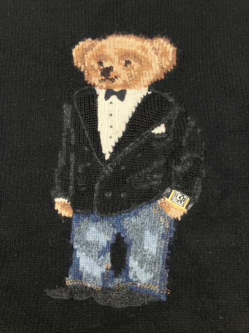 POLO RALPH LAUREN（ポロ・ラルフローレン）POLO RALPH LAUREN (ポロ・ラルフローレン) 厚手ニット ブラック サイズ:Ｍの古着・服飾アイテム