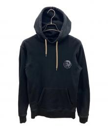 DIESEL（ディーゼル）の古着「プルオーバーパーカー」｜ブラック