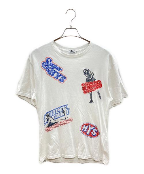 Hysteric Glamour（ヒステリックグラマー）Hysteric Glamour (ヒステリックグラマー) 半袖カットソー ホワイト サイズ:Ｍの古着・服飾アイテム