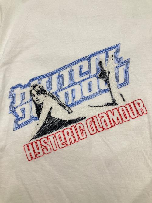 Hysteric Glamour（ヒステリックグラマー）Hysteric Glamour (ヒステリックグラマー) 半袖カットソー ホワイト サイズ:Ｍの古着・服飾アイテム