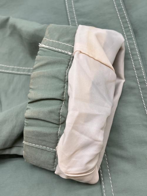 Eddie Bauer（エディーバウアー）Eddie Bauer (エディーバウアー) 90sマウンテンパーカー 緑タグ 古着 グリーン サイズ:Sの古着・服飾アイテム