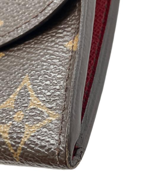 LOUIS VUITTON（ルイ ヴィトン）LOUIS VUITTON (ルイ ヴィトン) 	モノグラム　	ポルトフォイユ・エミリー ブラウンの古着・服飾アイテム