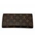 LOUIS VUITTON (ルイ ヴィトン) 	モノグラム　	ポルトフォイユ・エミリー ブラウン：13000円