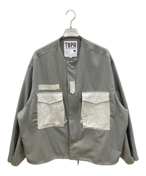 TIGHTBOOTH PRODUCTION（タイトブースプロダクション）TIGHTBOOTH PRODUCTION (タイトブースプロダクション) COLLARLESS FIELD JKT　20AW グレー サイズ:Lの古着・服飾アイテム