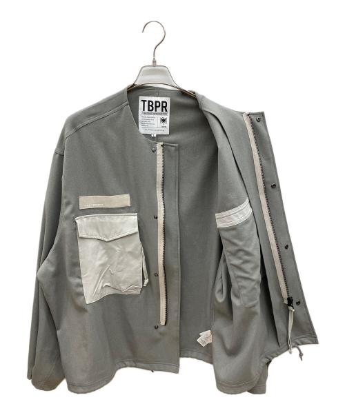 TIGHTBOOTH PRODUCTION（タイトブースプロダクション）TIGHTBOOTH PRODUCTION (タイトブースプロダクション) COLLARLESS FIELD JKT　20AW グレー サイズ:Lの古着・服飾アイテム