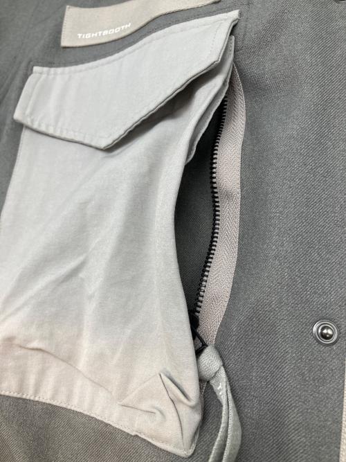 TIGHTBOOTH PRODUCTION（タイトブースプロダクション）TIGHTBOOTH PRODUCTION (タイトブースプロダクション) COLLARLESS FIELD JKT　20AW グレー サイズ:Lの古着・服飾アイテム