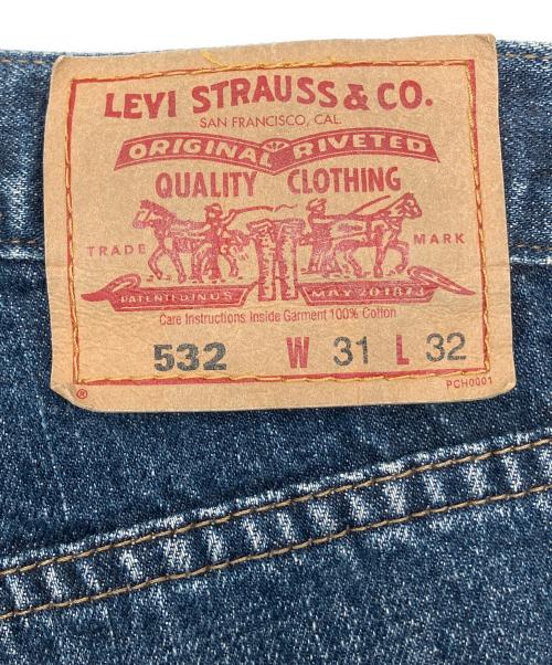 LEVI'S（リーバイス）LEVI'S (リーバイス) 00s 532ダメージデニムパンツ　2002年7月製 インディゴ サイズ:W31×L32の古着・服飾アイテム