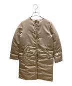 addエーディーディー）の古着「ダウンコート　シームレスタイプ」｜ベージュ
