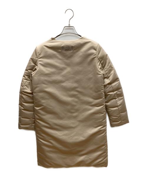 add（エーディーディー）add (エーディーディー) ダウンコート　シームレスタイプ ベージュ サイズ:38の古着・服飾アイテム