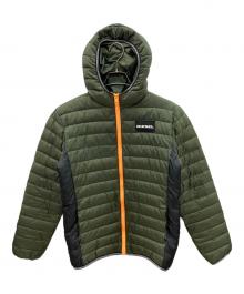 DIESEL（ディーゼル）の古着「中綿ジャケット」｜カーキ×ブラック