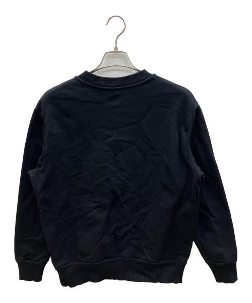 DIESEL（ディーゼル）DIESEL (ディーゼル) 裏起毛スウェット ブラック サイズ:XSの古着・服飾アイテム