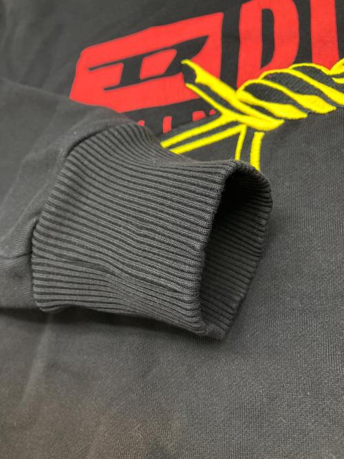 DIESEL（ディーゼル）DIESEL (ディーゼル) 裏起毛スウェット ブラック サイズ:XSの古着・服飾アイテム