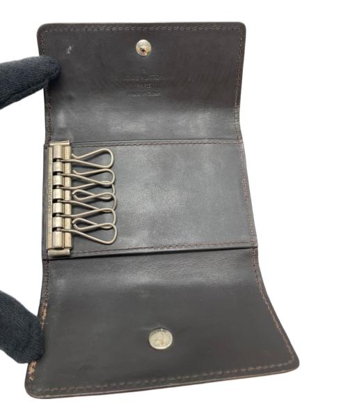 LOUIS VUITTON（ルイ ヴィトン）LOUIS VUITTON (ルイ ヴィトン) モノグラム・グラセ キーケース ミュルティクレ6 ブラックの古着・服飾アイテム