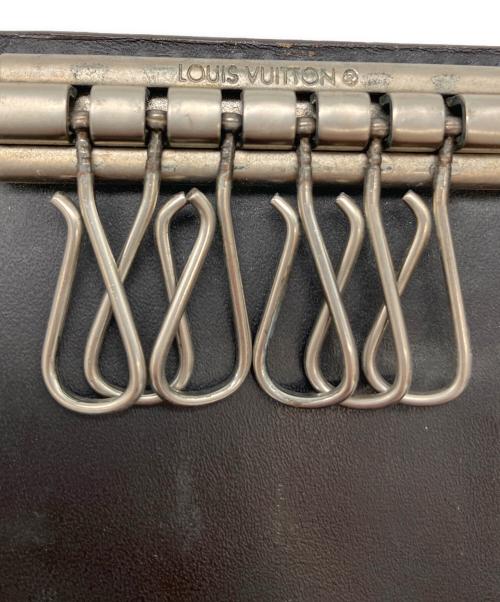 LOUIS VUITTON（ルイ ヴィトン）LOUIS VUITTON (ルイ ヴィトン) モノグラム・グラセ キーケース ミュルティクレ6 ブラックの古着・服飾アイテム