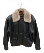 D'HOMME A HOMMEドムアオム）の古着「レザージャケット」｜ブラック