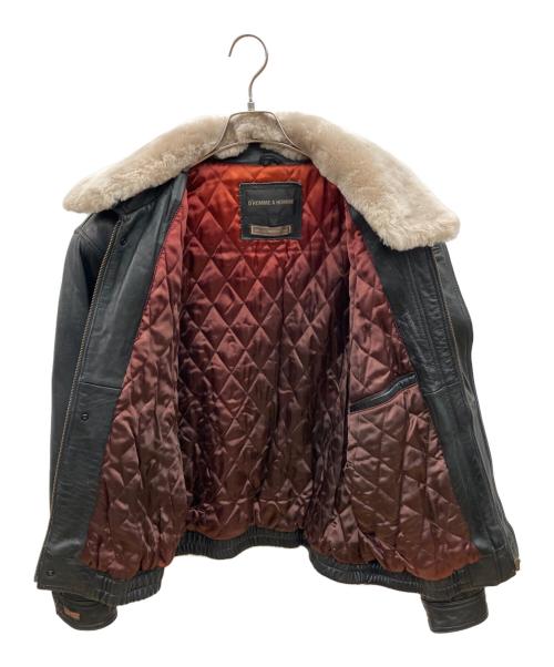 D'HOMME A HOMME（ドムアオム）D'HOMME A HOMME (ドムアオム) レザージャケット ブラック サイズ:Lの古着・服飾アイテム