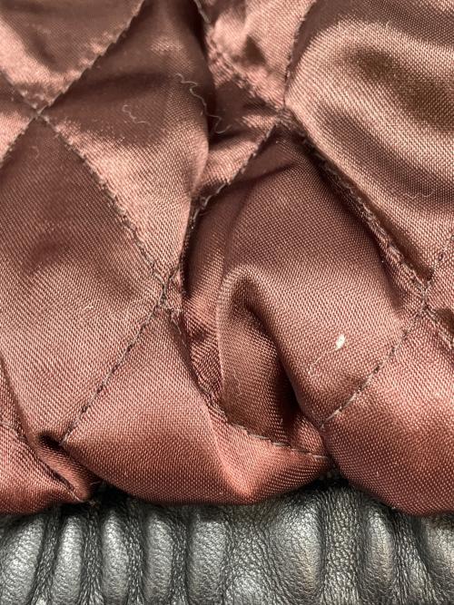 D'HOMME A HOMME（ドムアオム）D'HOMME A HOMME (ドムアオム) レザージャケット ブラック サイズ:Lの古着・服飾アイテム