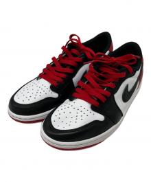 NIKE（ナイキ）の古着「	Air Jordan 1 Retro Low OG "Black Toe"」｜レッド×ホワイト×ブラック