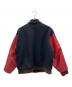 NBA OFFICIAL LICENSED (エヌビーエー・オフィシャル・ライセンスト) 90sスタジャン　シカゴ・ブルズ　USA製　古着 レッド×ブラック サイズ:L：8000円